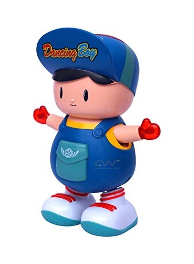 Cable World Electric Dancing Boy Cute Music Light Toy 9x5x5inch - Image 1